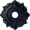 Ekena Millwork Riley Ceiling Medallion (Fits Canopies up to 4 5/8"), 18"OD x 3 1/2"ID x 1 1/2"P, Midnight Dream CM18RLMDF - alternate 1